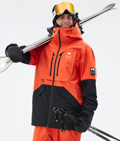 Arch Veste de ski pour homme – Orange / Noir