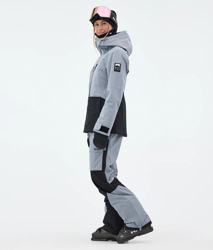 Moss W Veste de ski pour femme – Bleu doux / Noir